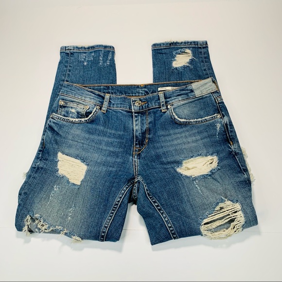 Zara Denim - Zara woman jeans relaxed fit Capri women size 4